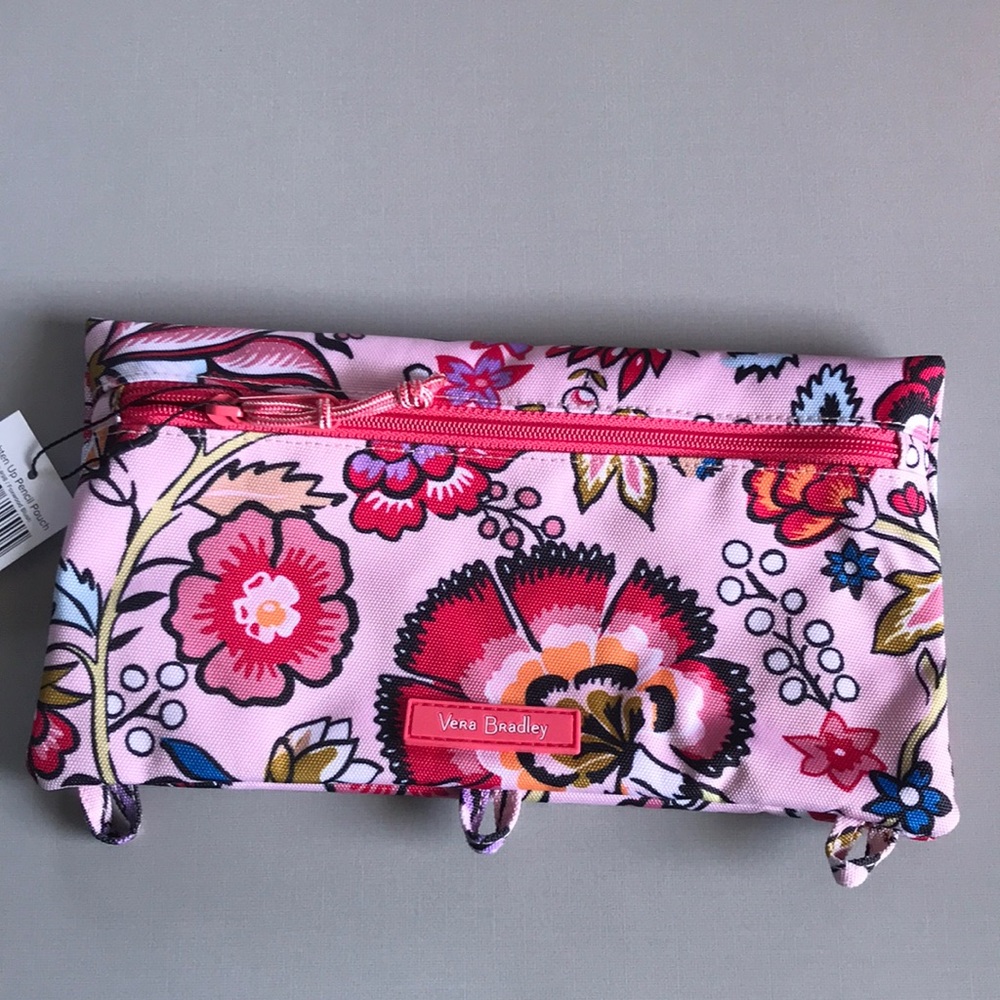 New Vera Bradley Lighten Up Pencil Pouch